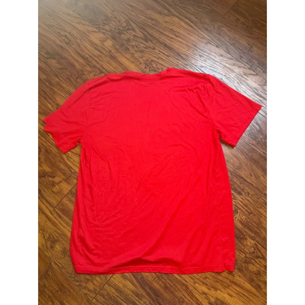 Nike Ohio State Buckeyes Dri-FIT Red Performance T-Shirt Mens Large NCAA